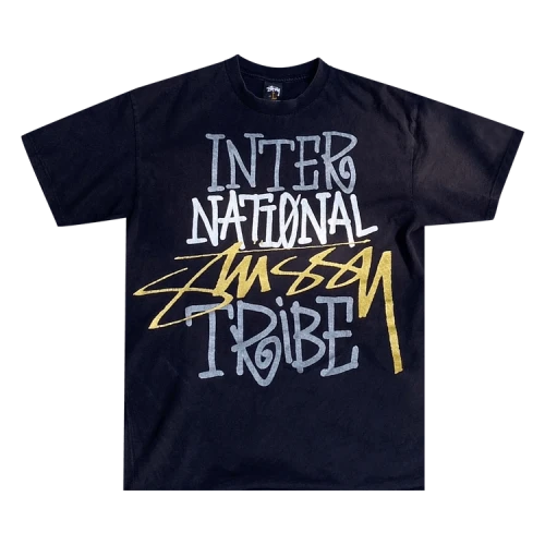 Stussy International Tribe Tee 'Black'