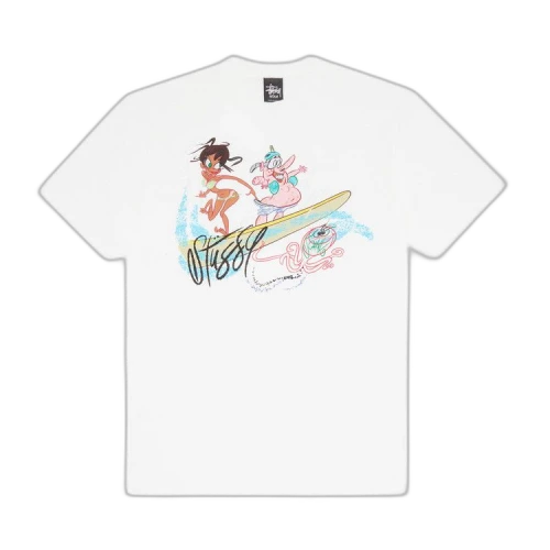 Stussy John K Surf's Up Tee 'White'