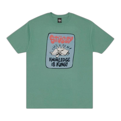 Stussy Knowledge Is King Tee 'Light Green'