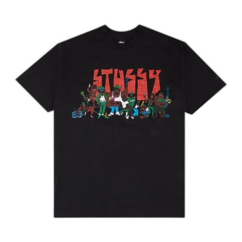 Stussy Majestic Emerald Killers Tee 'Black'