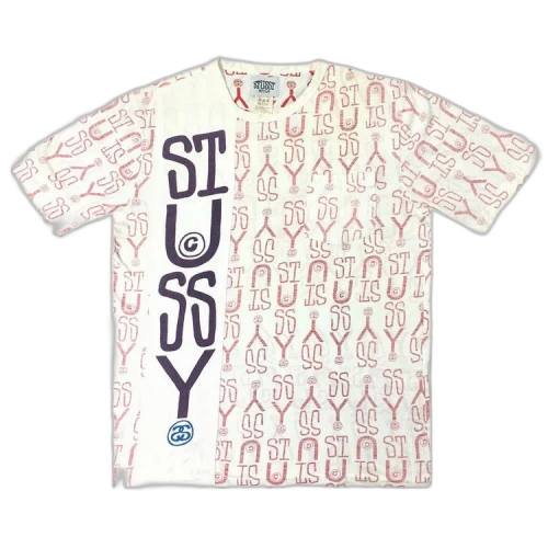 Stussy Ovp Monogram Spellout Tee 'White'