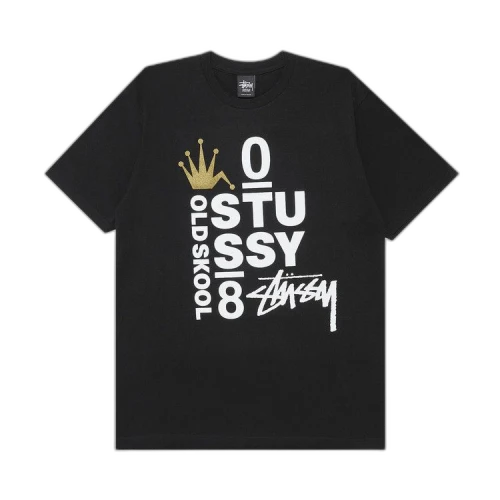 Stussy Old Skool 08 Tee 'Black'