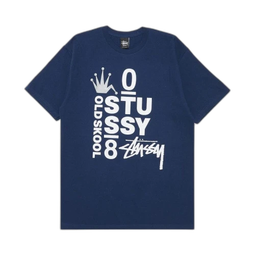 Stussy Old Skool 08 Tee 'Navy'