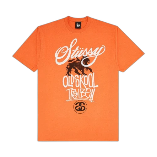 Stussy Old Skool Tribe Tee 'Orange'