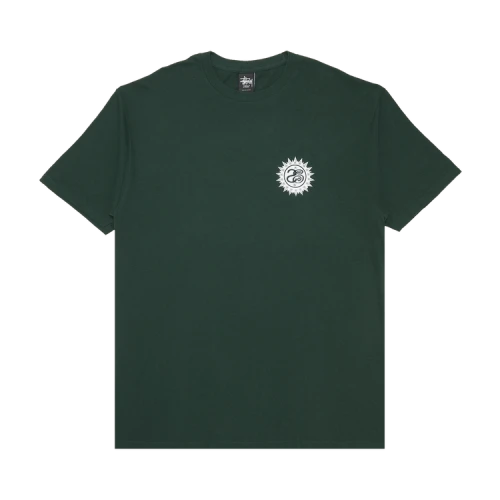 Stussy One World One Love Tiki Chain Tee 'Pine'