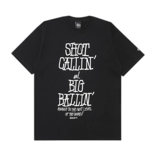 Stussy Shot Callin' And Big Ballin' Tee 'Black'