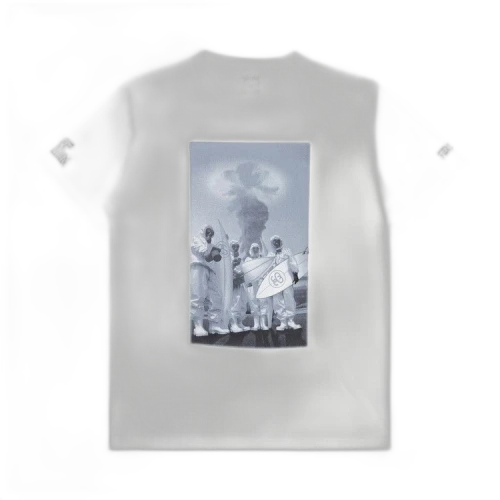 Stussy Surf Gas Mask Tee 'White'