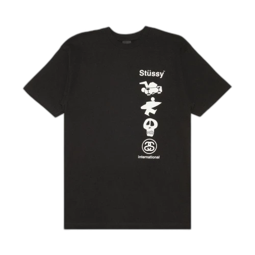 Stussy Skate, Surf, Skull Tee 'Black'