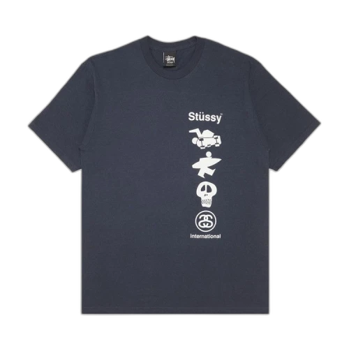 Stussy Skate, Surf, Skull Tee 'Navy'