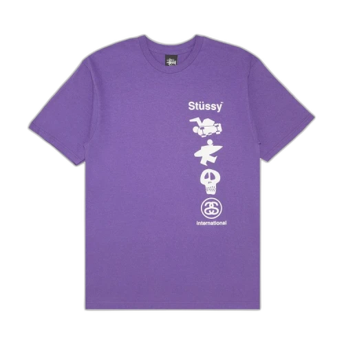 Stussy Skate, Surf, Skull Tee 'Purple'