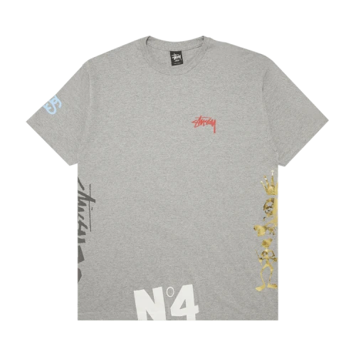 Stussy Script Tee 'Grey Heather'