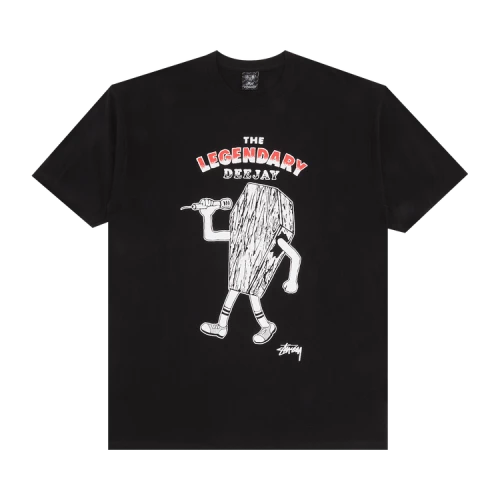Stussy The Legendary Deejay Tee 'Black'