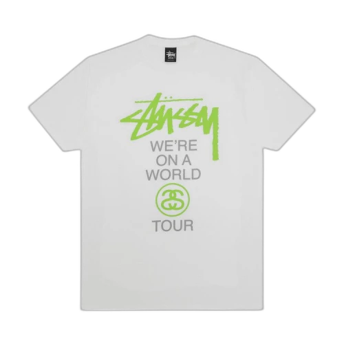 Stussy We’re On A World Tour Tee 'White'