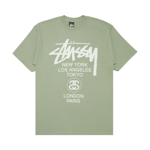 Stussy World Tour Tee 'Sage'