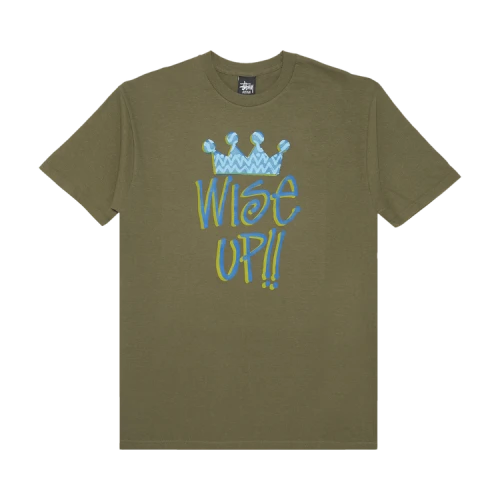 Stussy Wise Up Tee 'Olive'