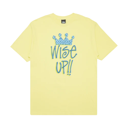 Stussy Wise Up Tee 'Yellow'