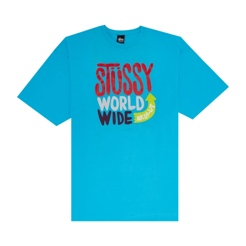 Stussy World Wide Tee 'Teal'