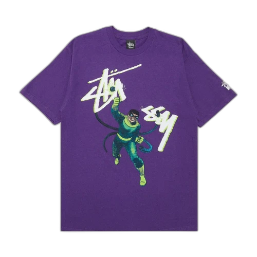Stussy x Marvel Comics Doc Ock Tee 'Purple'