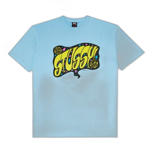Stussy x Peter Bagge Tee 'Light Blue'
