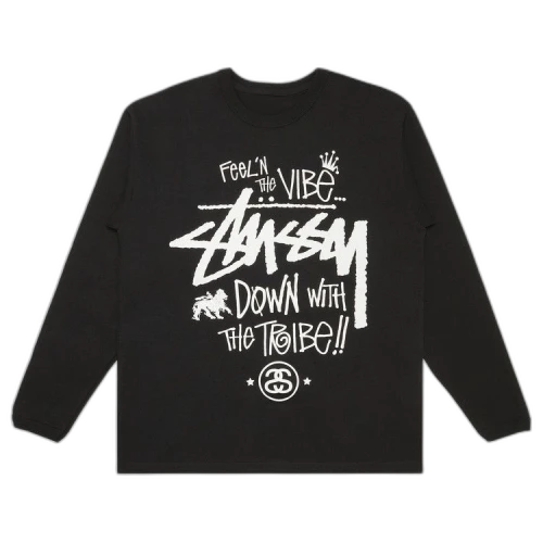Stussy Feel'n The Vibe Long-Sleeve 'Black'