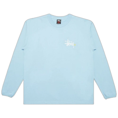Stussy Gear Basic Logo Long-Sleeve 'Light Blue'