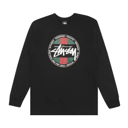 Stussy SS Stripe Dot Long-Sleeve 'Black'