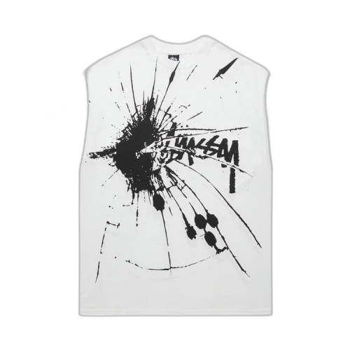 Stussy Stock Shattered Tee 'White'