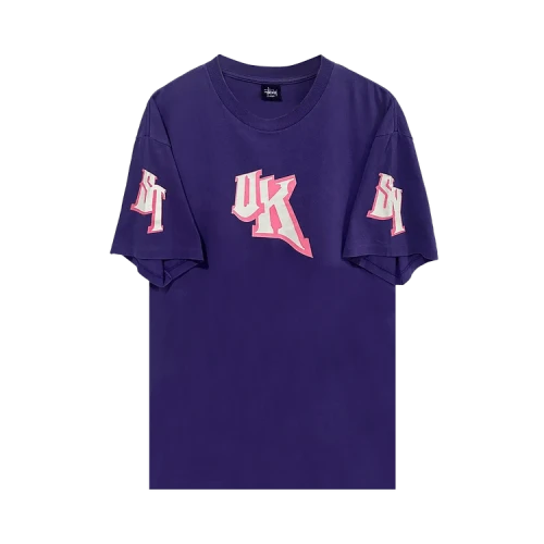 Vintage Stussy UK Logo Tee 'Purple'
