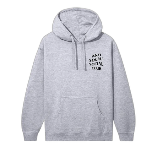 Anti Social Social Club Kkotch Hoodie 'Ath Heather'