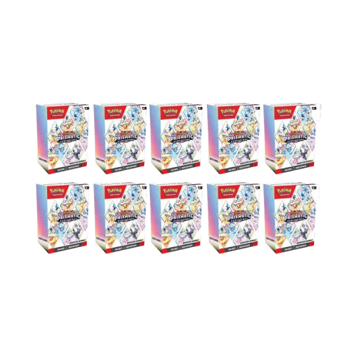 Pokémon Scarlet Violet Prismatic Evolutions Booster Bundle 10x Lot