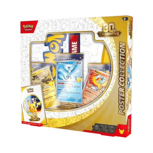 Pokémon 30th Celebration Poster Collection 'Articuno, Zapdos, and Moltres'