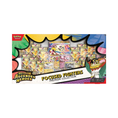 Pokémon Mega Evolution: Ascended Heroes Focused Fighters Premium Collection (Sams Club Exclusive)