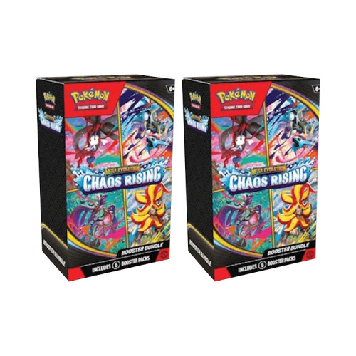 Pokémon Mega Evolution: Chaos Rising Booster Bundle 2x Lot