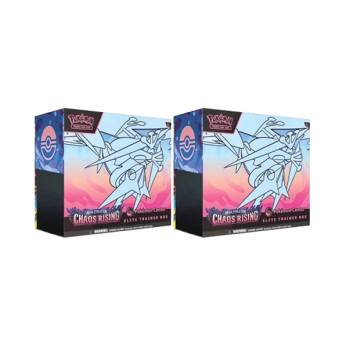 Pokémon Mega Evolution: Chaos Rising Pokémon Center Elite Trainer Box 2x Lot