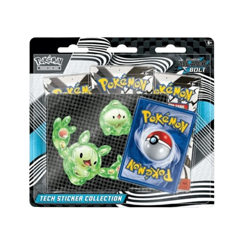 Pokémon Scarlet & Violet: Black Bolt Tech Sticker Collection Blister Pack