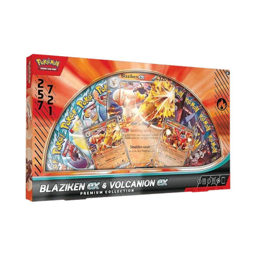Pokémon Blaziken ex & Volcanion ex Premium Collection (Amazon Holiday Exclusive)