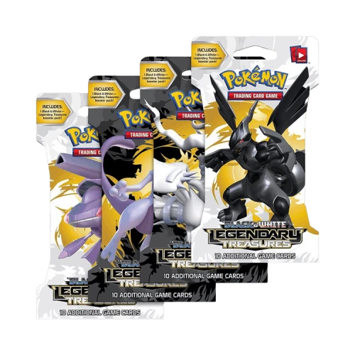 Pokémon Black & White: Legendary Treasures Sleeved Booster Pack Art Bundle (Set of 4)