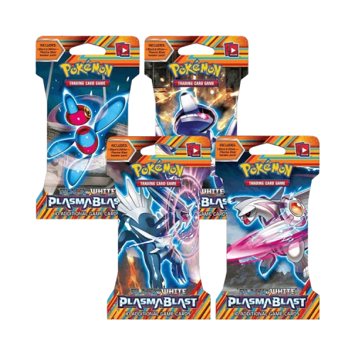 Pokémon Black & White: Plasma Blast Sleeved Booster Pack Art Bundle (Set of 4)