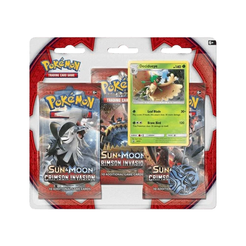 Pokémon Crimson Invasion 3 Pack Blister 'Decidueye'