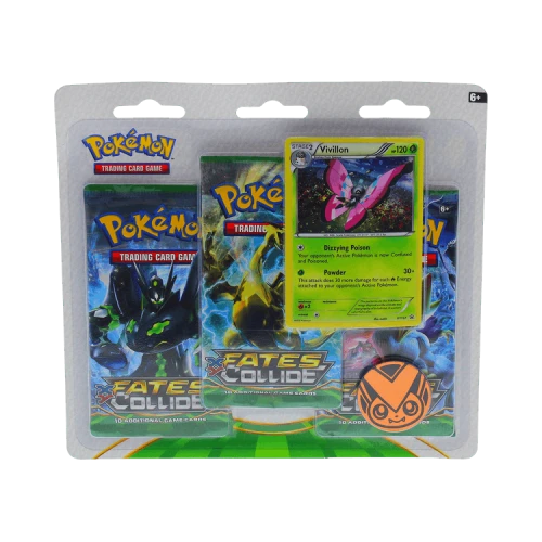 Pokémon Fates Collide Three Pack Blister 'Vivillon'