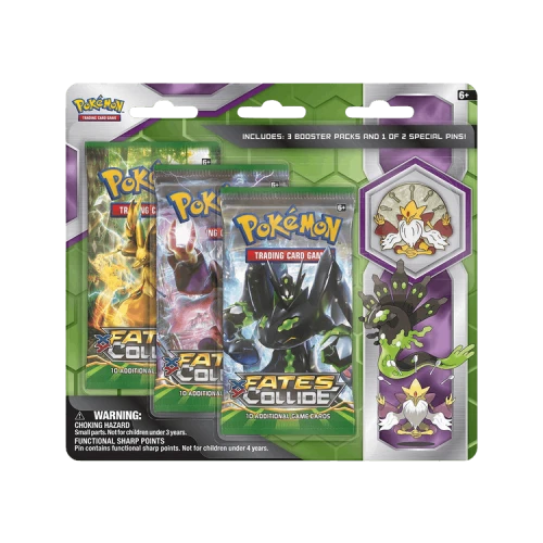 Pokémon Fates Collide Three Pack Pin Blisters 'Mega Alakazam'