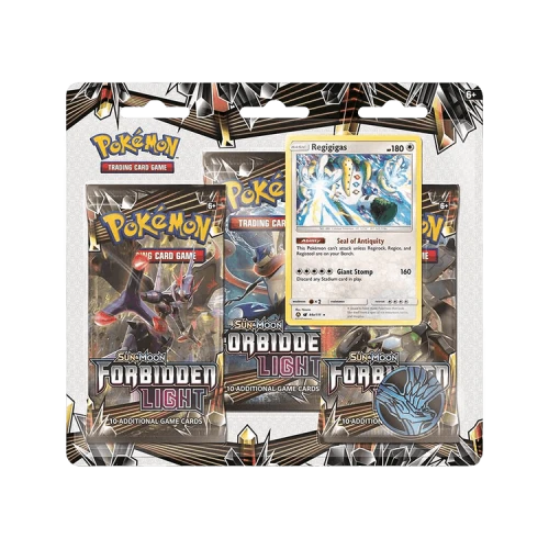 Pokémon Forbidden Light 3 Pack Blister 'Regigigas'