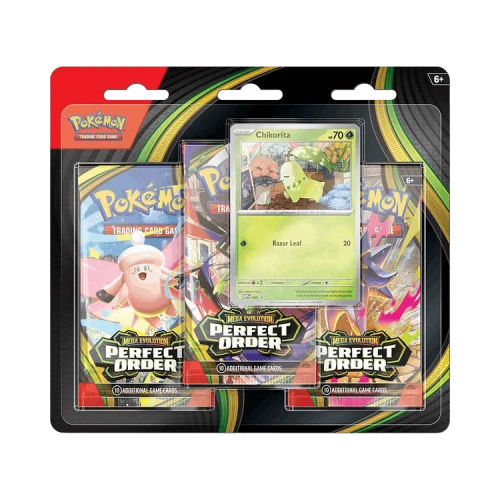 Pokémon Mega Evolution: Perfect Order 3-Pack Booster Blister
