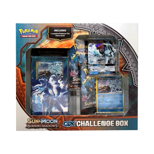 Pokémon Sun & Moon: Burning Shadows Alolan Ninetales GX Challenge Box