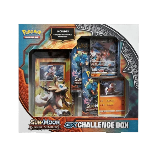 Pokémon Sun & Moon: Burning Shadows Lycanroc GX Challenge Box