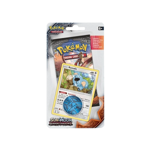 Pokémon Sun & Moon: Burning Shadows Single Pack Blister 'Komala'