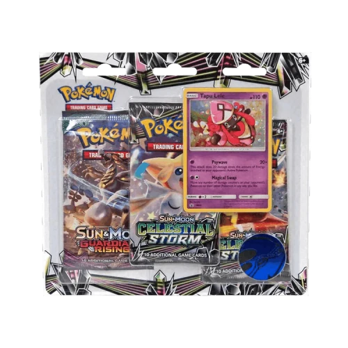 Pokémon Sun & Moon: Celestial Storm 3 Pack Booster Blister 'Tapu Lele'