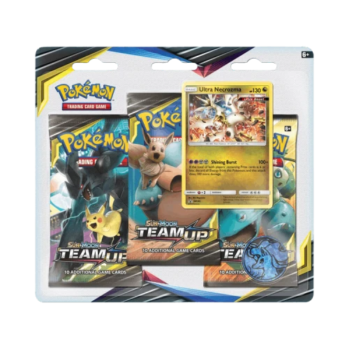 Pokémon Sun & Moon: Team Up 3 Pack Blister 'Ultra Necrozma'