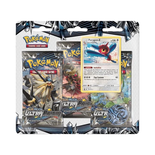 Pokémon Sun & Moon: Ultra Prism 3 Pack Blister 'Porygon