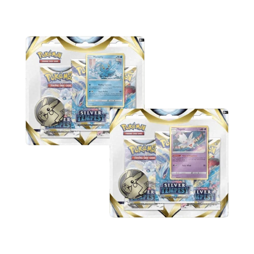 Pokémon Sword & Shield: Silver Tempest 3 Pack Blister (Set of 2)
